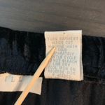 J Jill Black Velvet Palazzo Pants Elastic Waist M Comfort Vintage Party Holiday Size M Photo 3