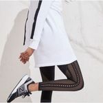 Athleta  Pavana Black 7/8 Textured Athletic Tight Leggings S/M Photo 1