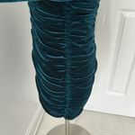 Lovers + Friends  Andie Mini Dress Deep Teal Velvet Photo 8