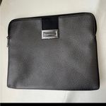 BVLGARI  Grey CLUTCH Bag Tablet Cosmetic ACCESSORIES Bag NWOT Photo 0