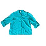 Women's Turquoise casual pant set 1990’s Blue Size 6 Photo 1