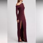 Katie May  Mojave Single Long Sleeve‎ Gown in Sangria Photo 1