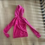 Amazon Hot Pink Velour Hoodie Photo 2