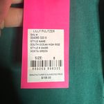 Lilly Pulitzer NWT  South Ocean High Rise jeans in Hosta Green Photo 3