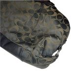 Coach  Y2K Ashley Black + Gray Signature Shoulder Bag Tote Purse Leather + Canvas Photo 8