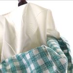 CeCe  Frayed Tweed Frame Gingham Pencil Mini Skirt Photo 6