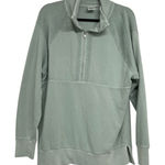 PINK - Victoria's Secret Pink Victoria Secret Moss Green Quarter Zip Pullover Sweater Oversized Womens S Photo 0