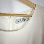 Kasper Vanilla Ice White Shantung Empire Seam Sheath Dress 6 Photo 5