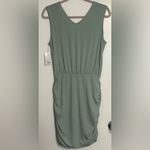 Nine West 🏷️💚 NWT Ruched Mint Green Mini Dress – Size M Photo 7