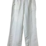 Atelier Women's Wide Leg High Waist High Rise Sailor Pants Trousers White Sz 12 Photo 0