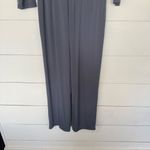 Slinky Brand  Women’s Small Grey Stretchy Faux Wrap Jumpsuit Career Photo 1