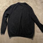 Cashmere Sweater Women's M/L Black Vneck Long Sleeve Shirt Top Soft 100% Size M Photo 1