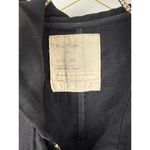 Free People  Lightweight Black Slouchy Hooded Jacket - Size - XS Photo 3