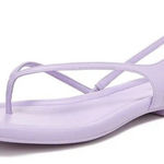 Vince  Deana Leather‎ Strappy Sandal Lilac 8.5 Purple Flip Flops Photo 0