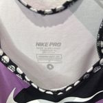Nike Pro Tank Top Athletic Striped Sleeveless Top Activewear Small Photo 1