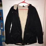 H&M Black Parka Jacket Photo 0