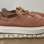 Vince Camuto Women Pink Suede Raiza Platform Sneakers size 9.5 Photo 1