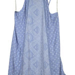 Francesca's Blue Rain Tank Cross Back Light Blue‎ Patterned Swing Dress L Size L Photo 0