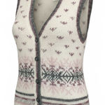 st. john's bay  Vintage Women's Fair Isle Wool Blend Sweater Vest XL Photo 0