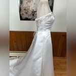 Stunning Vintage Y2K Casablanca Style 1663 Corset Wedding Gown! White Size 10 Photo 6