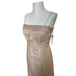 Vintage Y2K Cachet Women's Full Length Formal Champagne Brocade Beaded sz 6 NWT Photo 14