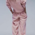 Champion x Urban Outfitters 2 Piece Teddy Fleece Sweatshirt Joggers XS Pink Photo 0