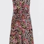 ZARA Bordeaux Floral Paisley Maxi Dress Photo 9