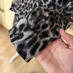 Burberry  Isaline Leopard Print Silk Dress‎ Size 6 Photo 5