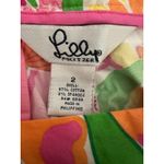 Lilly Pulitzer  Punch Bowl Patch Print Pants Size 2 Stretch Ankle Tropical Resort Photo 4