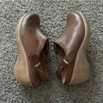 Softwalk  Marquette Chunky Leather Clog Mules Brown Size 11 Wide Photo 6