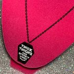 Handmade Thick Thighs and Spooky Vibes Necklace Gothic Jewelry Halloween witchy emo goth Photo 14