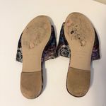 Charles David  Floral Embroidered Slip On Open Toe Flats Sandals Multicolor US 6 Photo 2