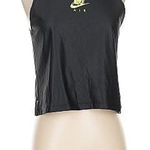 Nike  Black and Yellow Crop Tank Photo 0