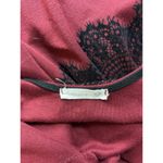 Soprano  Red Maroon  Black Lace Sleeveless Fit Flare Formal Cocktail Mini Dress Photo 5