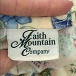 Vintage 90s Mountain Faith Company Pale Yellow Floral Button Up Maxi Dress Size XL Photo 2