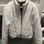 Wild Fable White Puffer Faux Leather XS Photo 0