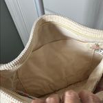 Carpetbags of America Chic Striped Shoulder Bag in Cream and Red Photo 13