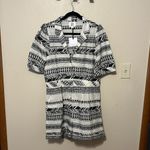 Anthropologie  dRA Jacquard Cotton‎ Romper NWT Size Large Photo 2