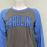 Champion UNC Carolina Tar Heels Crewneck Long Sleeve Raglan Baseball Tee Photo 1