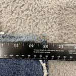 Route 66 Jeans Women 20 Blue Dark Wash Frayed Cropped Denim Photo 5