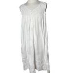 Theatricals Cottagecore Prairie Nightgown White Cotton Lace Pintuck Sleeveless Thea M Photo 1