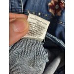CJ Banks Denim Jacket Embroidered Floral Studded Jean Jacket 3X Blue Size undefined Photo 9