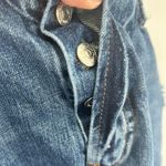 We The Free  Blue Slim Boyfriend Distressed Raw-Hem Stretch Skinny Jeans Denim Photo 8