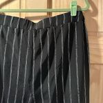 Shinestar Striped Dress Pants with Waist Tie Detailing Photo 5