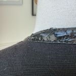 Vintage 70s Carnaby Faux Brindle Fur Longline Zip Vest M L Black Size M Photo 8