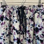 Greylin  Purple Black and White Watercolor Button Up Maxi Skirt, Size XS Photo 1