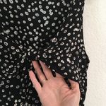 Forever 21  sleeveless bow embellished front dot print dress L Photo 3