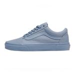 Vans Old Skool Pastel Mono Dusty Blue Women 9.5 US Mens 8.0 US Photo 3