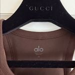 Alo Yoga Ribbed Mini Dress Espresso Photo 2