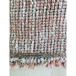 Rebecca Taylor Pink Tweed Fringe Trim Blazer Jacket Women’s Size 10 Photo 3